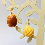メロンパン とクリームパンのピアス