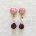 pink heart × velour 