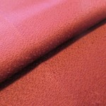 臙脂色　京友禅　色無地　正絹緞子　丹後ちりめん　おくみ部分　No.93-11【95cm×19cm】振袖の解き 和布 生地 はぎれ リメイク素材 silk100%