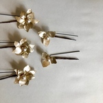 ブライダルにも♡Flower pins 5本セット