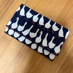 懐紙、通帳入れ  Duck   dark blue