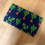  懐紙、通帳入れ  radish dark blue