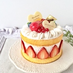 【受注制作・名入れ可】フルーツケーキの小物入れ  フェイクスイーツ