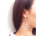 バブルパールのイヤリングorピアス