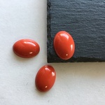 フランス製/アクリルパーツ/カボション/約25×18mm