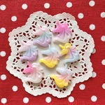 ほんのりラメ★ゆめかわ★パステルグラデーション★ユニコーンのカボション★ランダム7個
