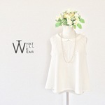 PLEAT FLARE TOP (OFF-WHITE)