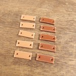 革ミニタグ［無地］10枚SET