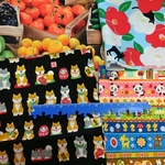 縦20㎝×横20㎝ハギレ5枚セット「野菜、猫、柴犬、パンダ、犬❤」