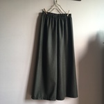 フラノウールで作ったワイドパンツ