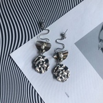 ワイヤーピアス  ピアス 個性的 シルバーピアス