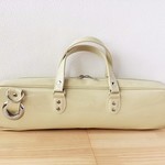 フルートケースバッグ　C・H管　ライトベージュ