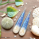 海シリーズ 両面テイスト 雫型ピアス(orイヤリングor樹脂フックピアス)
