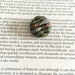  6755 チェコ 1920年代 ヴィンテージ ガラスボタン 28mm×1個  