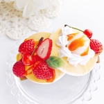 真っ赤な苺パンケーキのバレッタ strawberry スイーツデコ