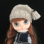 ＊Mitten＊ outfit  marronベレー帽・杢グレー