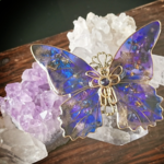 至極色の蝶ブローチ（Brooch of Supreme color butterfly）