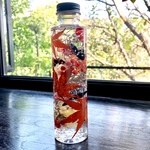 ハーバリウム《もみじ》No.3  丸瓶 Mサイズ