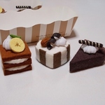 ケーキマグネット3種SET【Hセット】☆フェルトケーキ