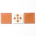 ファブリックパネル 民族刺繍&インド綿