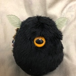 黒い野生の大きなほこり虫④