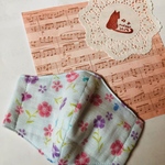 送料無料♪花柄のお子さま用立体マスク