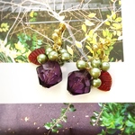 purple of the season 秋冬イヤリング／ピアス