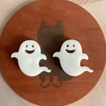 どろ〜ん！おばけだぞ♥でっかいおばけさんピアス、イヤリング