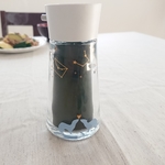 B品）フェレット柄のワンプッシュしょう油さし(ベビーブルーフェレットと星座)