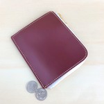 スリムなL字ファスナー コンパクト財布　