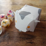 かわいい動物の箱（ウシ） 