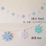 雪の結晶C ミニガーランド