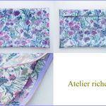 ◇◆Special Price◆◇　LIBERTY　Karena　カレナ　16L　大きめサイズのクリアポケットポーチ　W34×H22cm