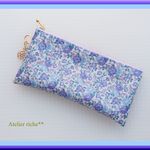 ★LIBERTY　Felicite　フェリシテ　68L　ビニコのぺたんこポーチ　◆通帳ポーチ　ペンケースに