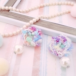 ファンタスティック・ホワイトローズ 大ぶりピアス/イヤリング　