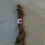 こぎん刺し 手染め糸45メートル 黄土色×ブラウン②