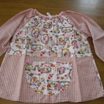 幼稚園　スモック　綿100　かわいい柄　