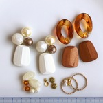 *1点限定* /ビーズ アソート/ ハンドメイド パーツ ビーズ アクリル ウッドパーツ チェーンパーツ ガラスビーズ パール 素材 秋冬 