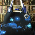 宇宙のがま口バッグ（L）
