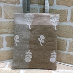 《mina perhonen》bonheur＊ぺたんこトート＊ベージュ