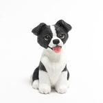 コルクのボーダーコリー子犬