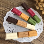 カラフル板チョコヘアクリップ
