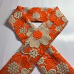刺繍生地半衿《送料無料》