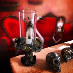 [ ハロウィン 限定]  〜黒色ver🎃  血みどろ キャンドル ＆キャンドルホルダー　お色は2色★　ミニチュア ブライス や リカちゃん などに♪