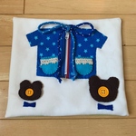  〈再販〉手作り・布・よくばり知育玩具・青・星・くまちゃん