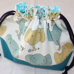 BE happyぞうさん♥お弁当袋*