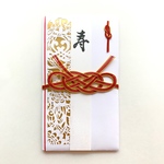 【結婚祝】切り絵 ご祝儀袋 - 紋切り型 宝結び胡蝶 ゴールド - ご結婚祝い・ウェディング