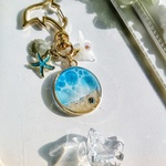 海のキーホルダー　レジン