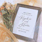 【Calligraphy】ウェルカムボード 結婚式