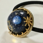 【日頃の感謝価格】ギャラクシー 宇宙の欠片 ヘアゴム  レジン